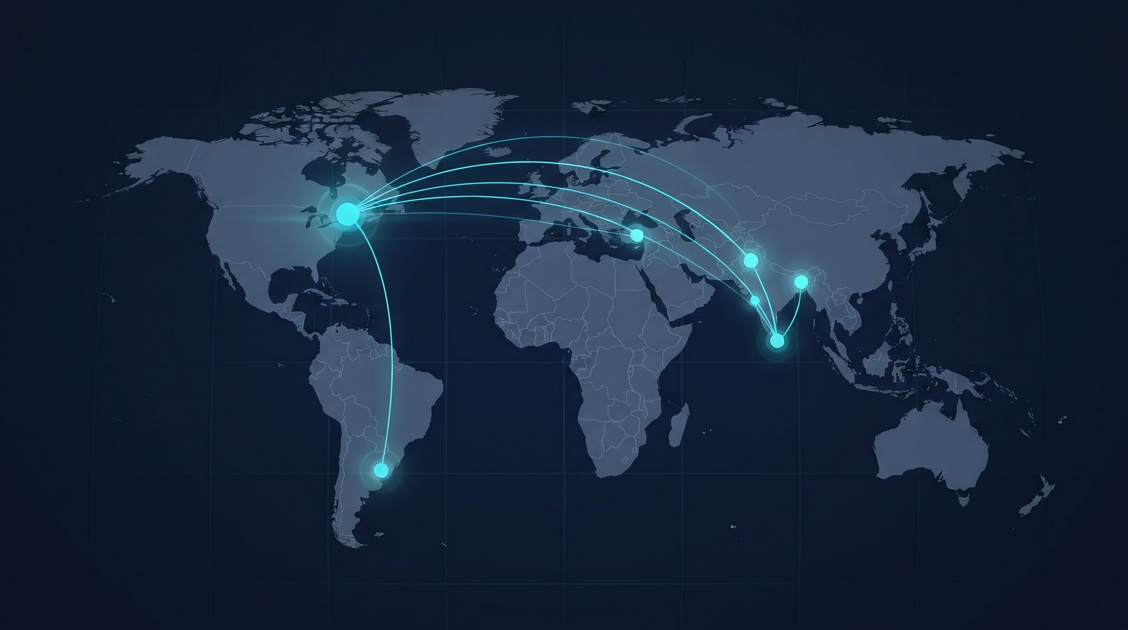 XShorify global delivery network — Canada to India, Pakistan, Sri Lanka, Argentina, Turkey